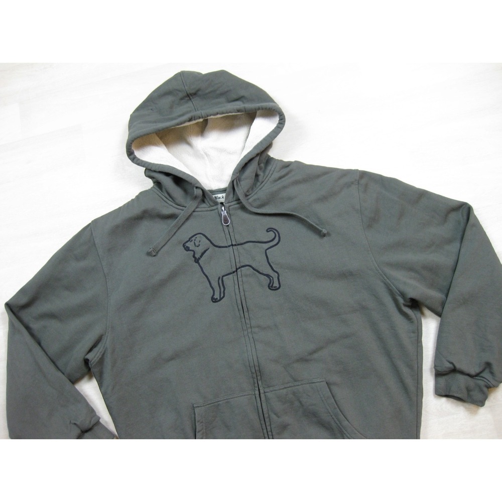The Black Dog Heavyweight Zip Hoodie Sweatshirt (2XL) Plush Martha's Vineyard - Picture 4 of 13